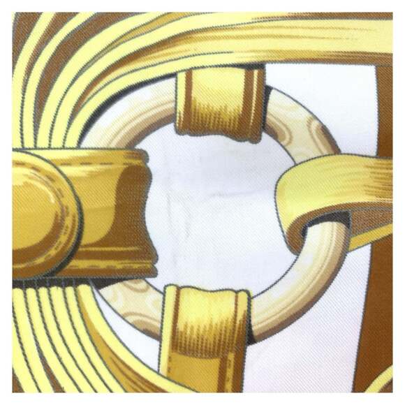 HERMES Black Silk Scarf - Picture 5 of 8